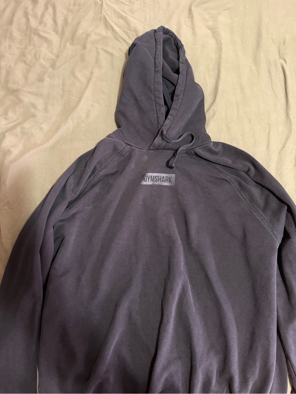 Gymshark Black Hooded Pullover Sweatshirt